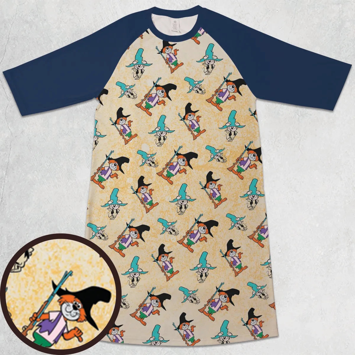 3/4 Sleeve Raglan Dress - SHCP73M7