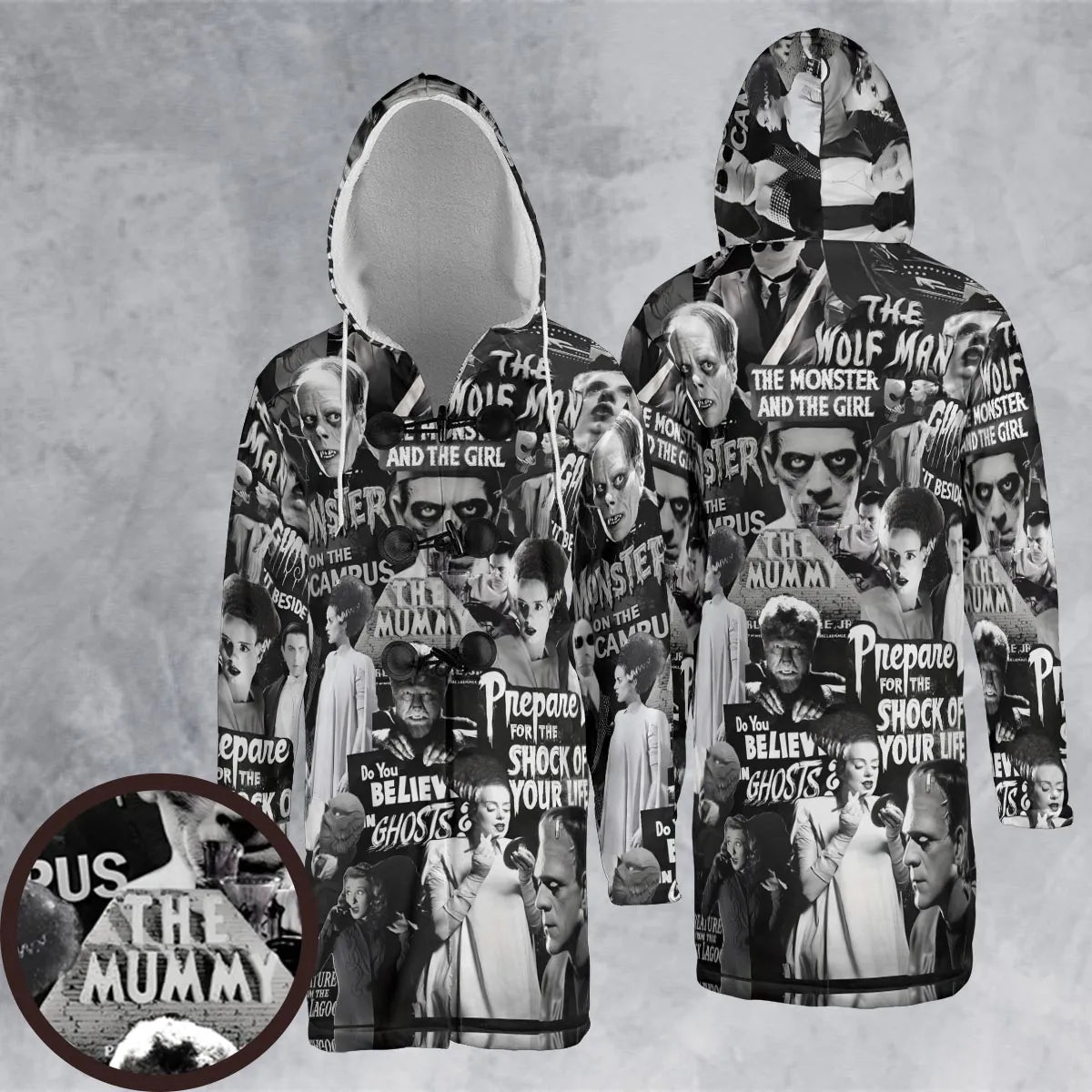 Hooded Cloak Coat - 7MDG3VHC