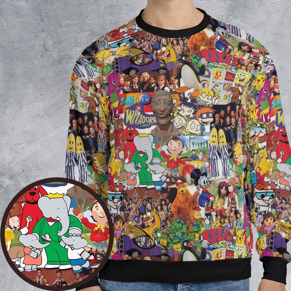 All-over Print Sweatshirt - ZCSRV75A -  - 1