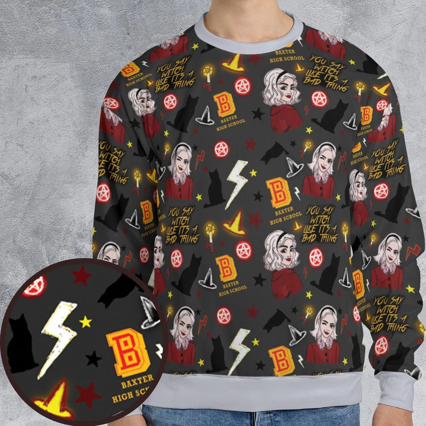 All-over Print Sweatshirt - 5W1W1HVE