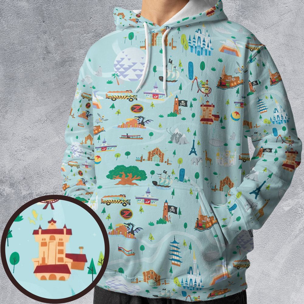 All-over Print Hoodie - MS2MGBAC -  - 1
