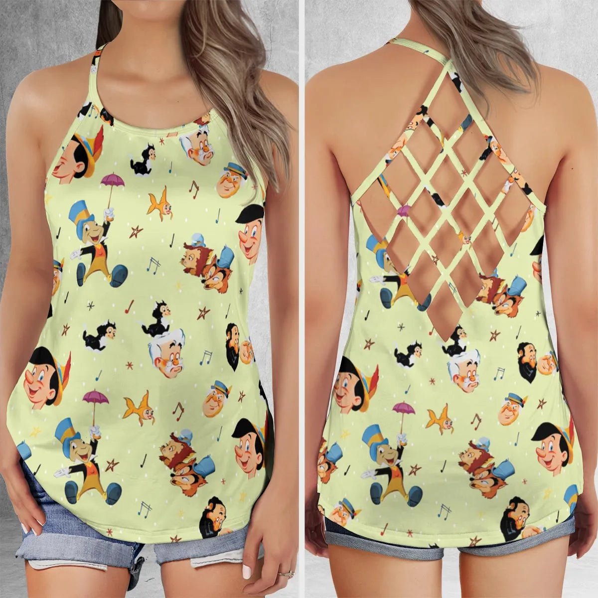 Criss Cross Tank Top - 2TTJKS9K