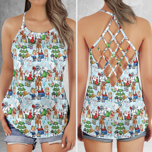 Criss Cross Tank Top - 1Z7PL9DU -  - 1