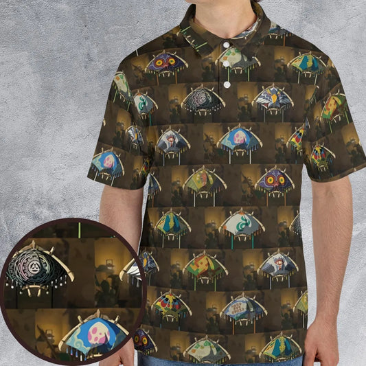 AOP Men/Women Polo Shirt - B9ZGEKHL