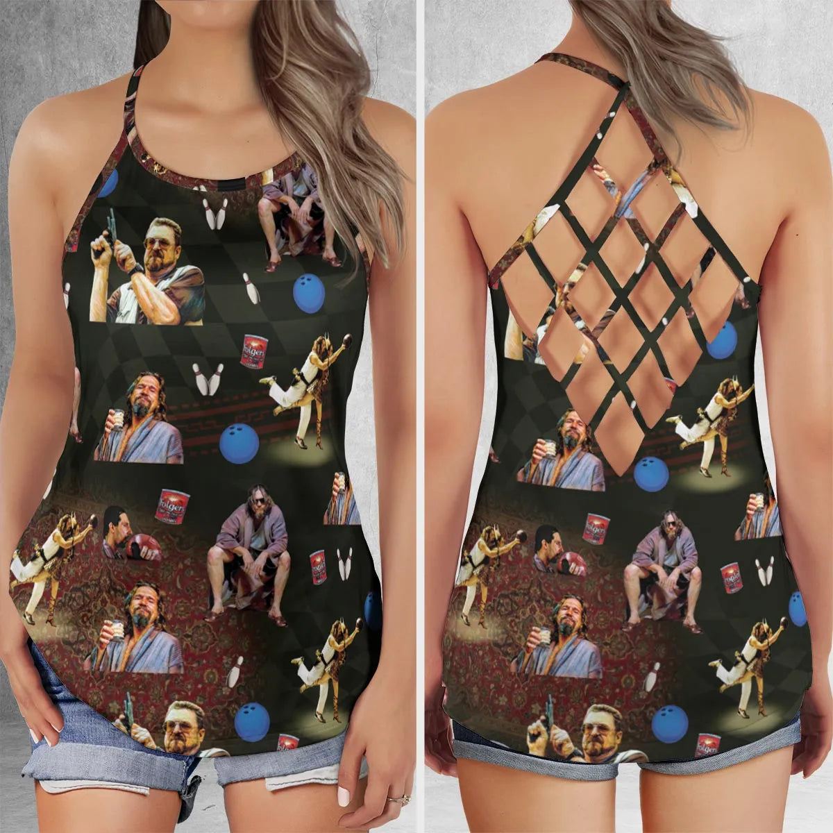 Criss Cross Tank Top - HE7LL15M