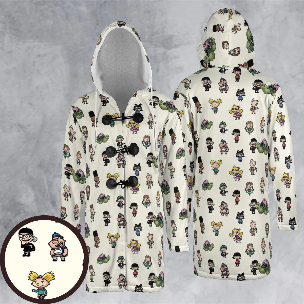 Hooded Cloak Coat - PKUE2CHA