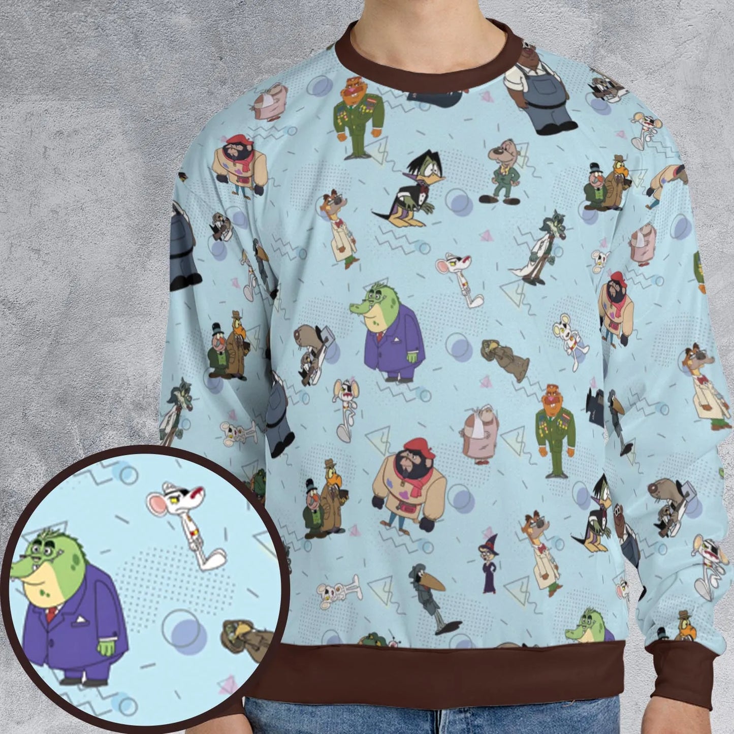 All-over Print Sweatshirt - FQT1N3VG