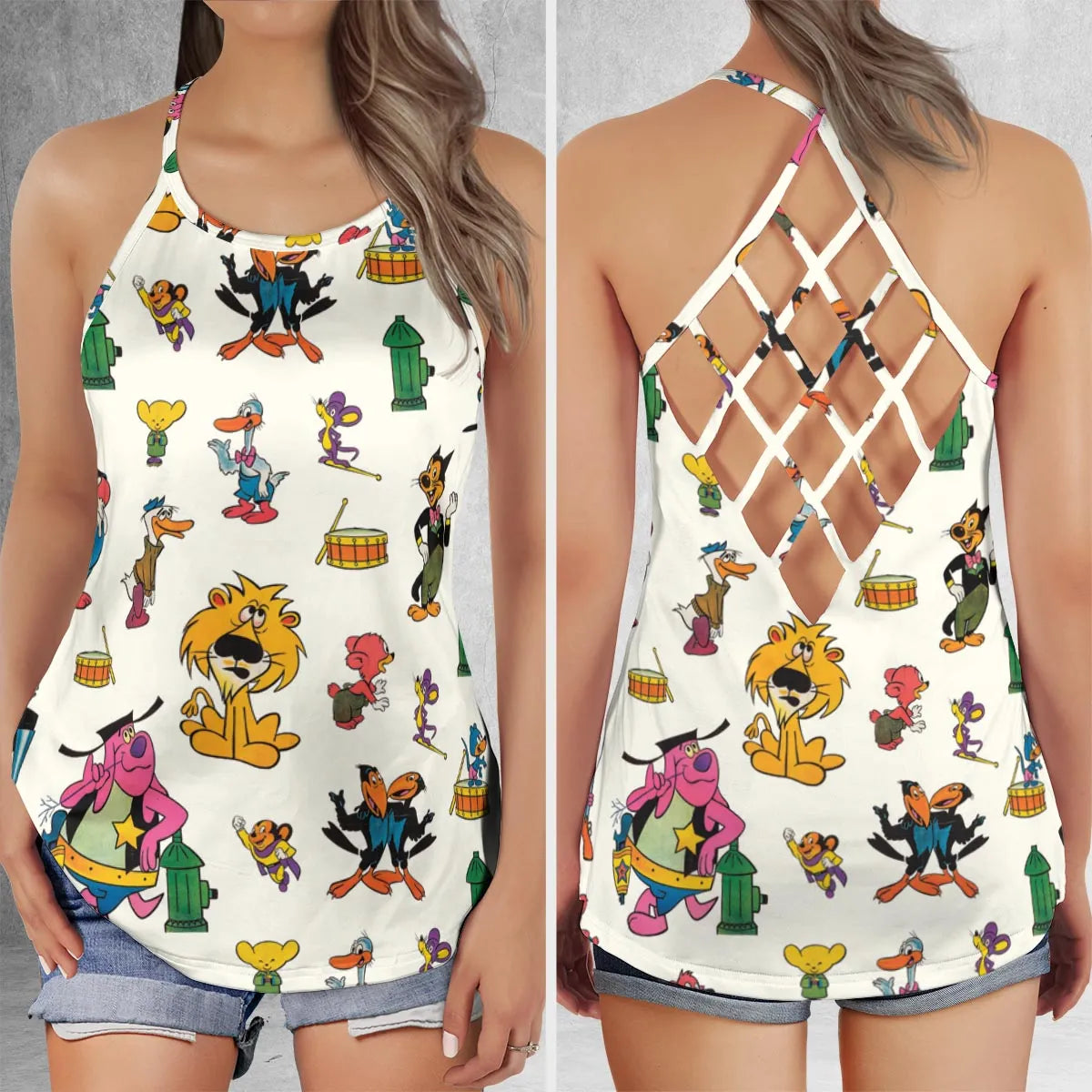 Criss Cross Tank Top - DPA4XU6U