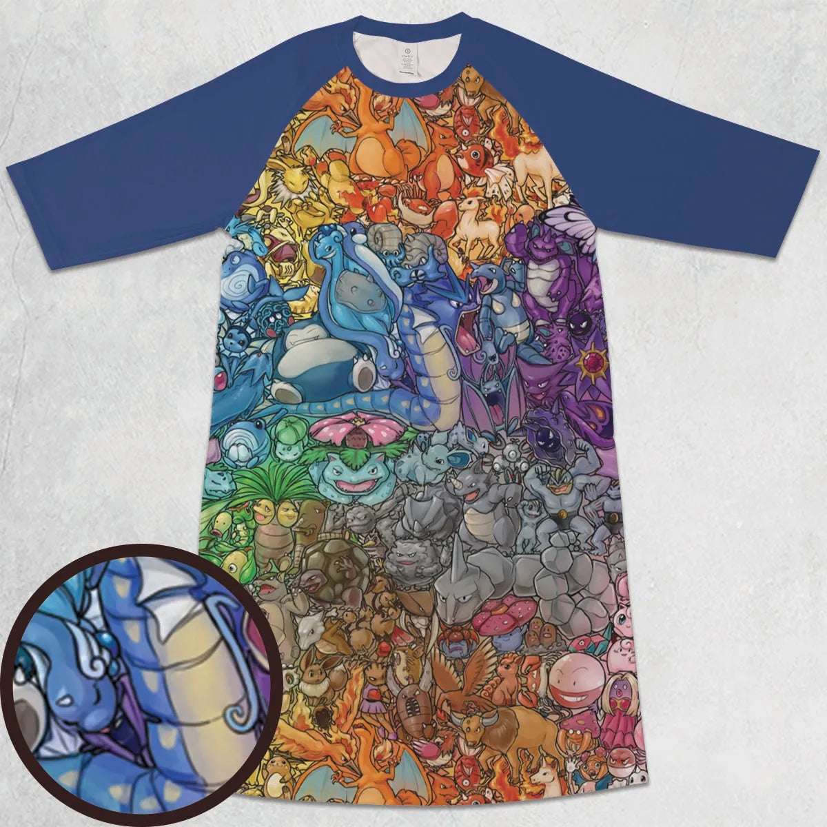 3/4 Sleeve Raglan Dress - BMVAJ581