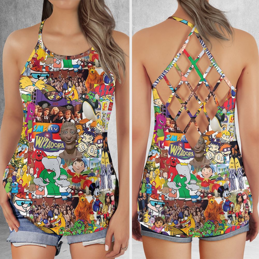 Criss Cross Tank Top - JWED635Z -  - 1