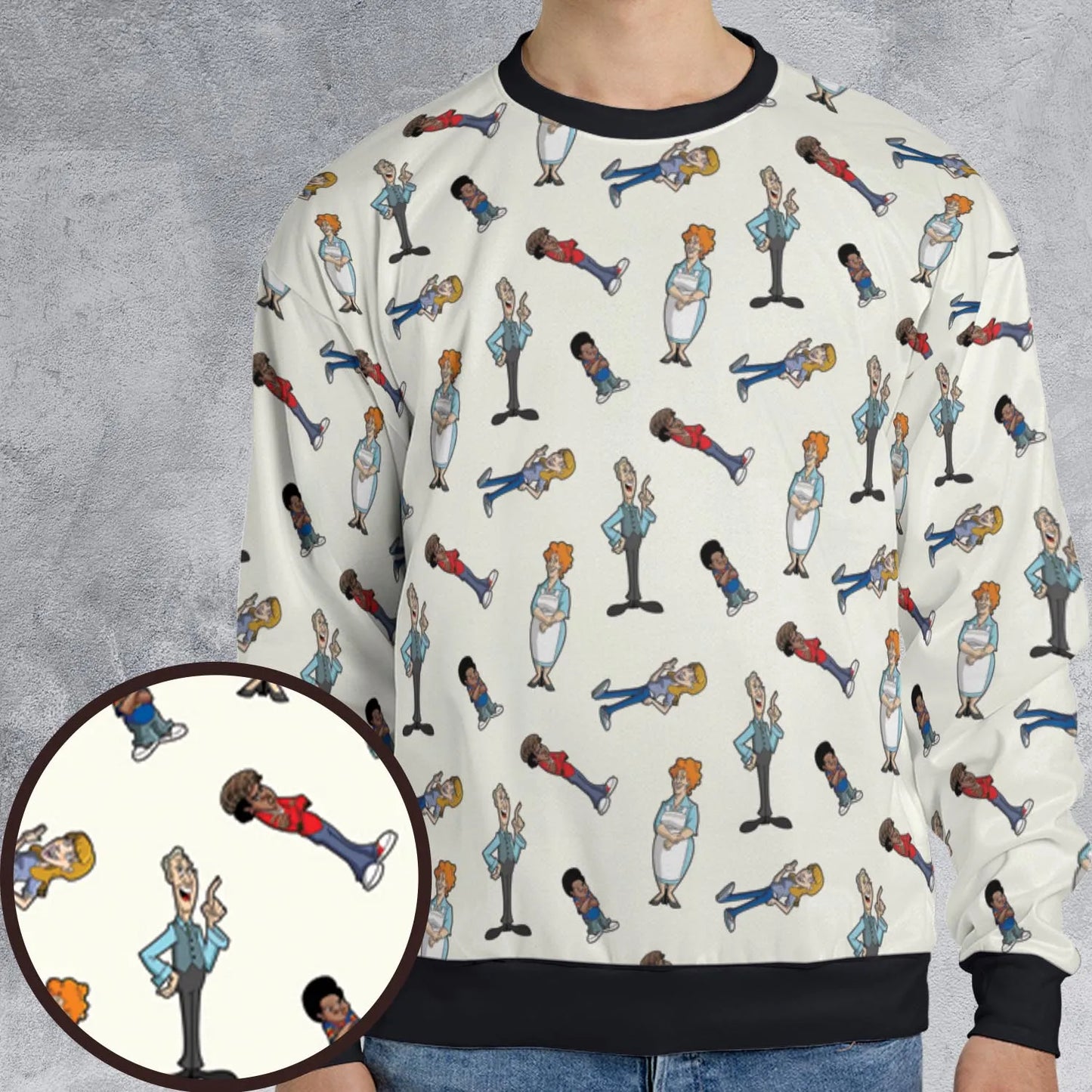 All-over Print Sweatshirt - H4J72MU9