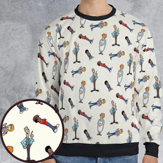 All-over Print Sweatshirt - H4J72MU9