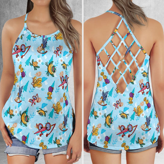 Criss Cross Tank Top - H5HYSWL5 -  - 1
