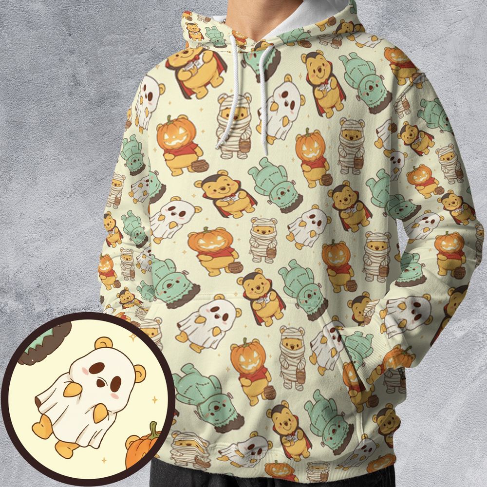 All-over Print Hoodie - DNT6H3GT -  - 1