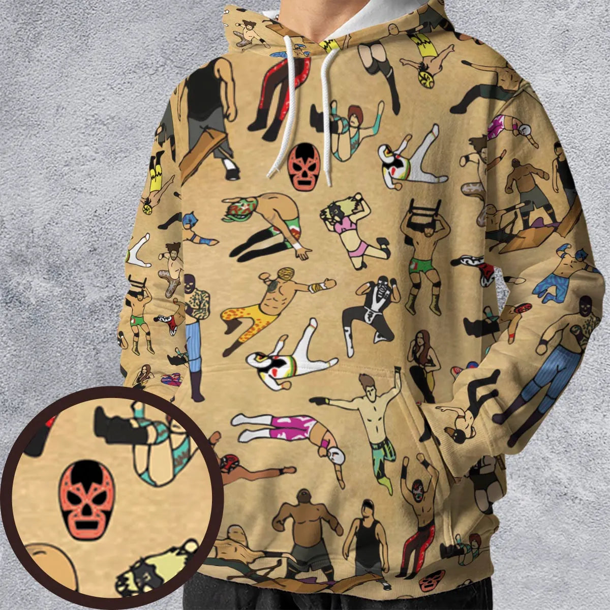 All-over Print Hoodie - 9XDMDGJF