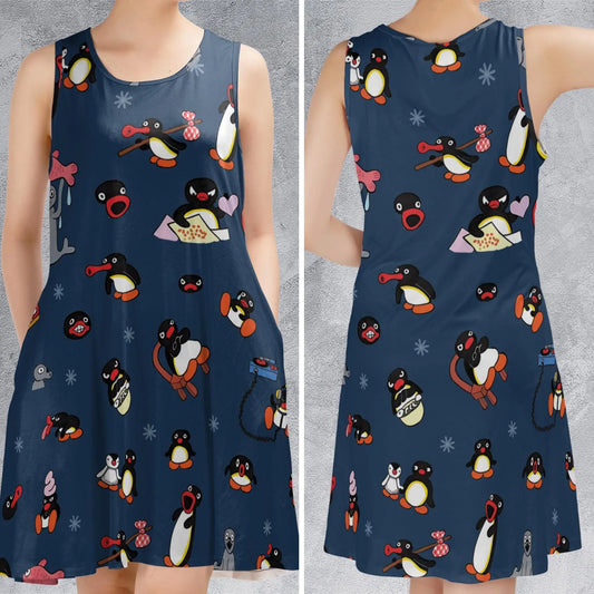 Sleeveless Dress - FUSCH73U
