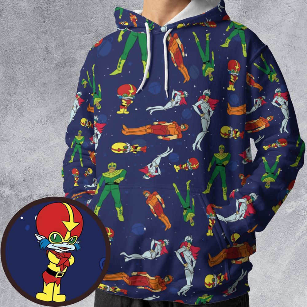 All-over Print Hoodie - 11UU5NL4 -  - 1