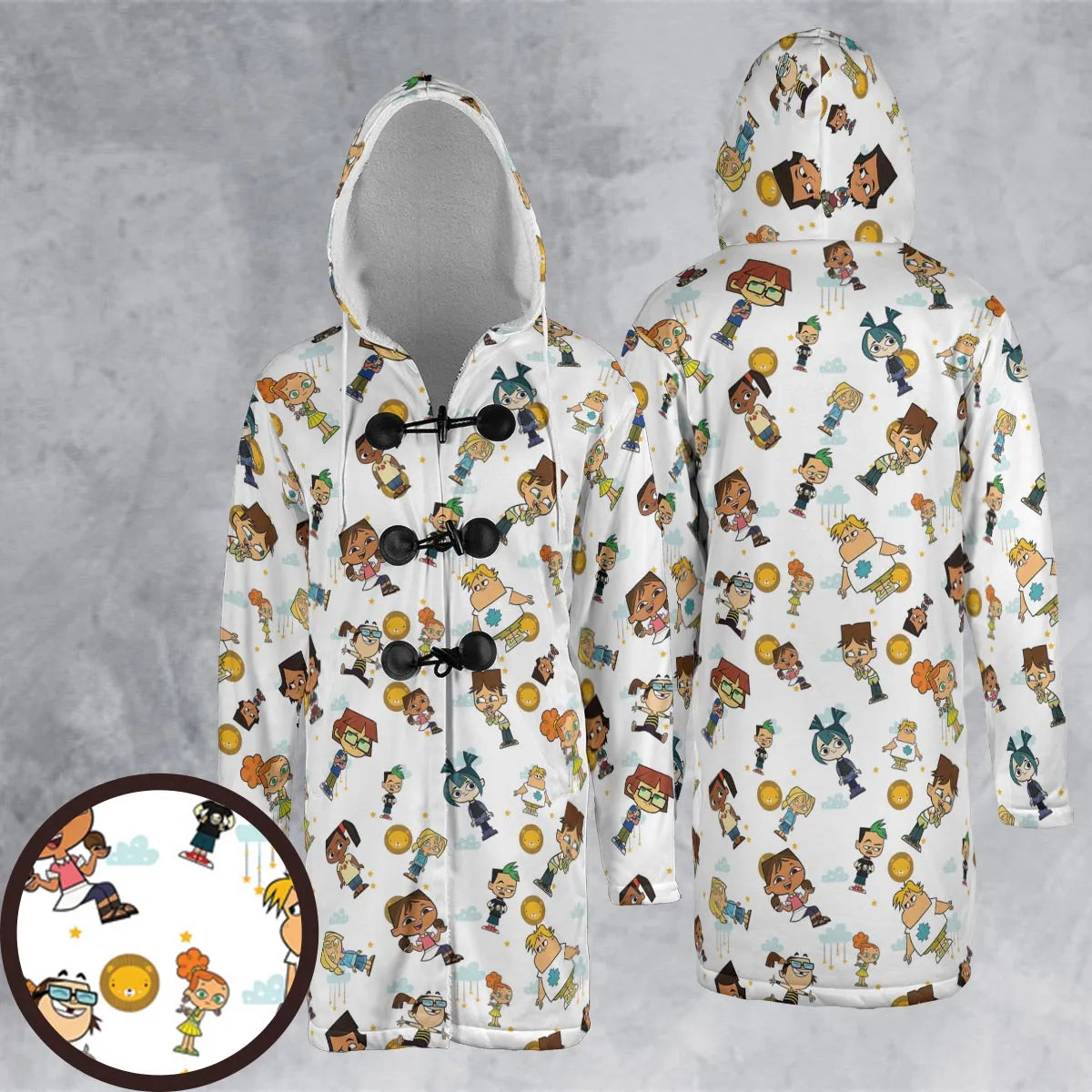 Hooded Cloak Coat - 4RZYFN1B