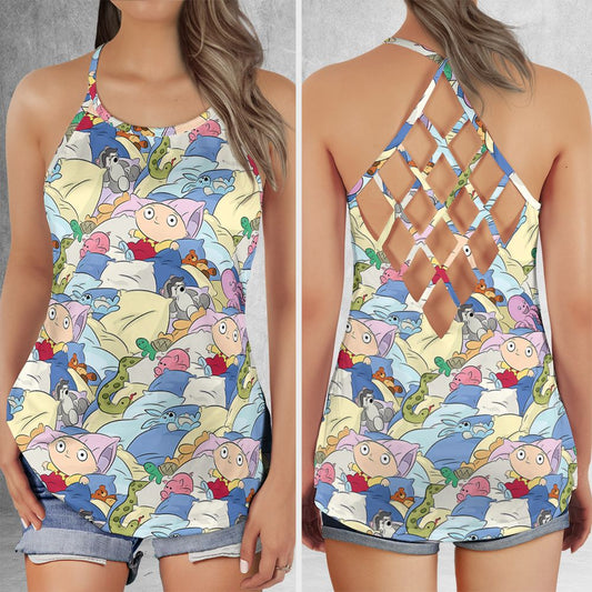 Criss Cross Tank Top - TPCJTY4Y -  - 1