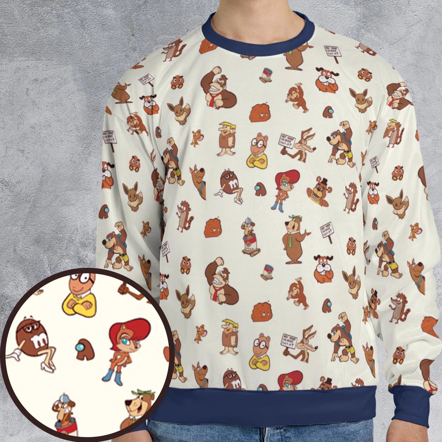 All-over Print Sweatshirt - K5JQ9Z3J