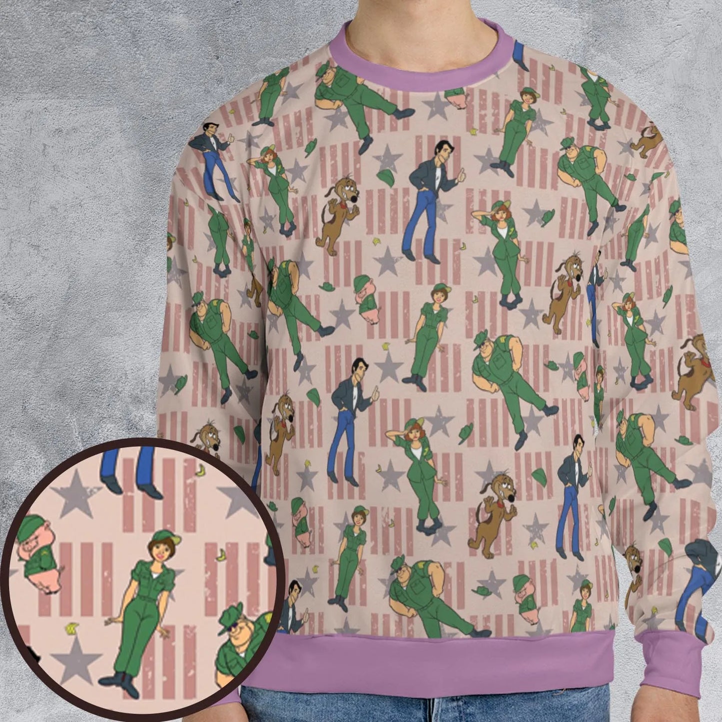 All-over Print Sweatshirt - E7CRQ3EA