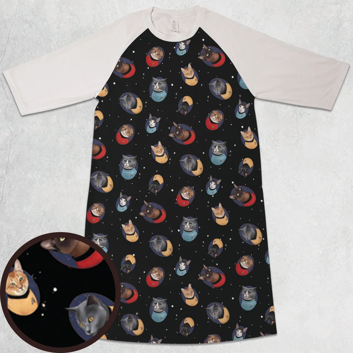 3/4 Sleeve Raglan Dress - BSSDP1GG