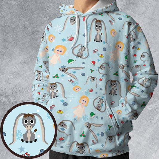 All-over Print Hoodie - 54DXU2TM -  - 1
