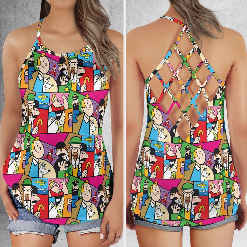 Criss Cross Tank Top - 2CYY26G1 -  - 1