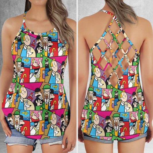 Criss Cross Tank Top - 2CYY26G1 -  - 1