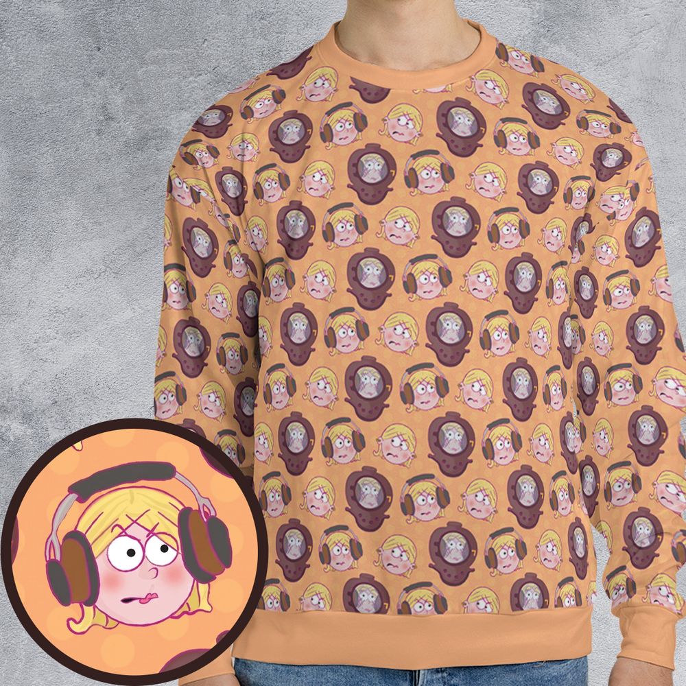 All-over Print Sweatshirt - LCX38CRV -  - 1