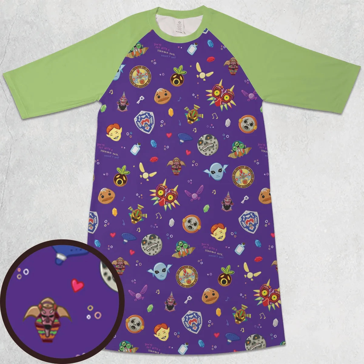 3/4 Sleeve Raglan Dress - AV234D24