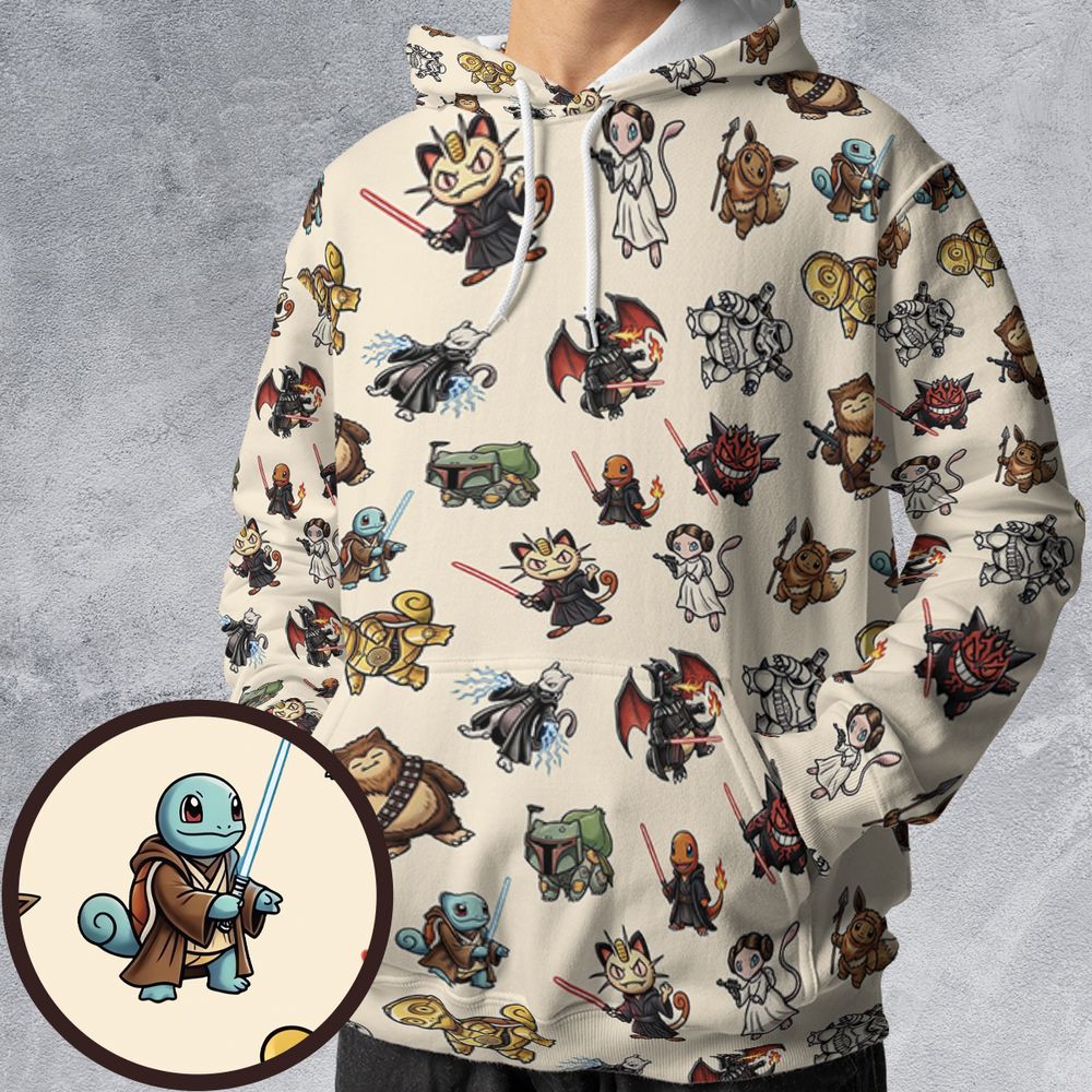 All-over Print Hoodie - CEU6HSG9 -  - 1