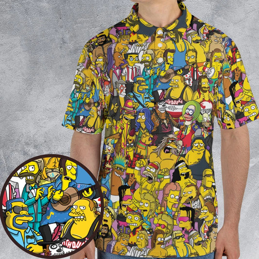 AOP Men/Women Polo Shirt - PF4V16UX