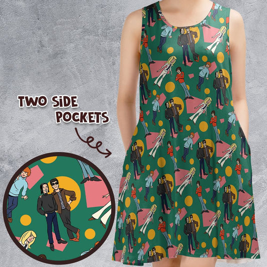 Sleeveless Dress - B5XYSV4W -  - 1