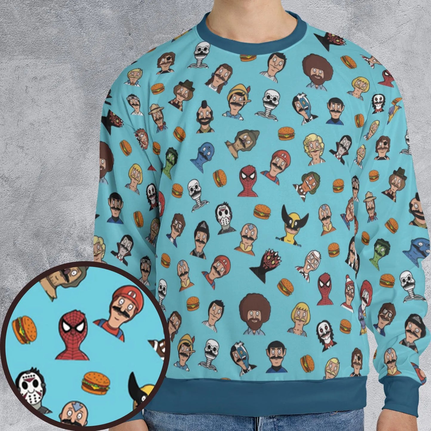 All-over Print Sweatshirt - WUG2D1NJ