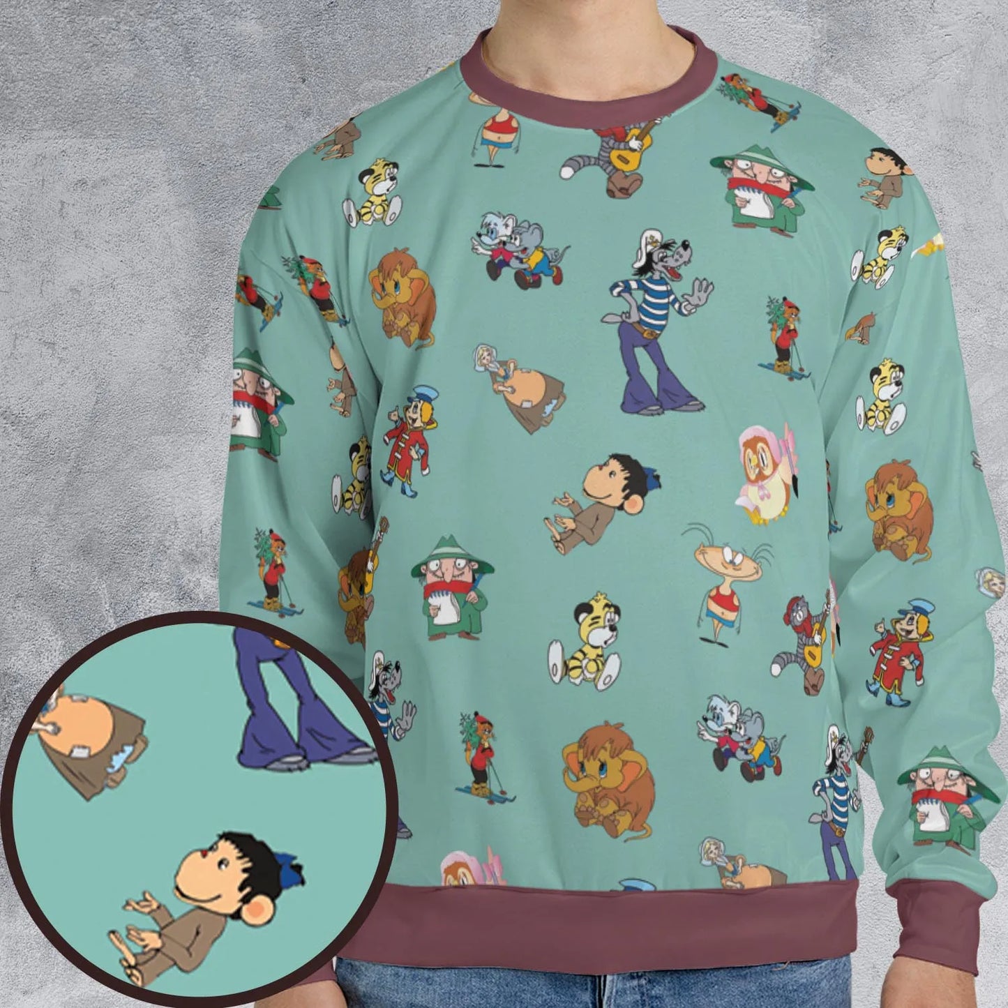 All-over Print Sweatshirt - U7ASUEPX