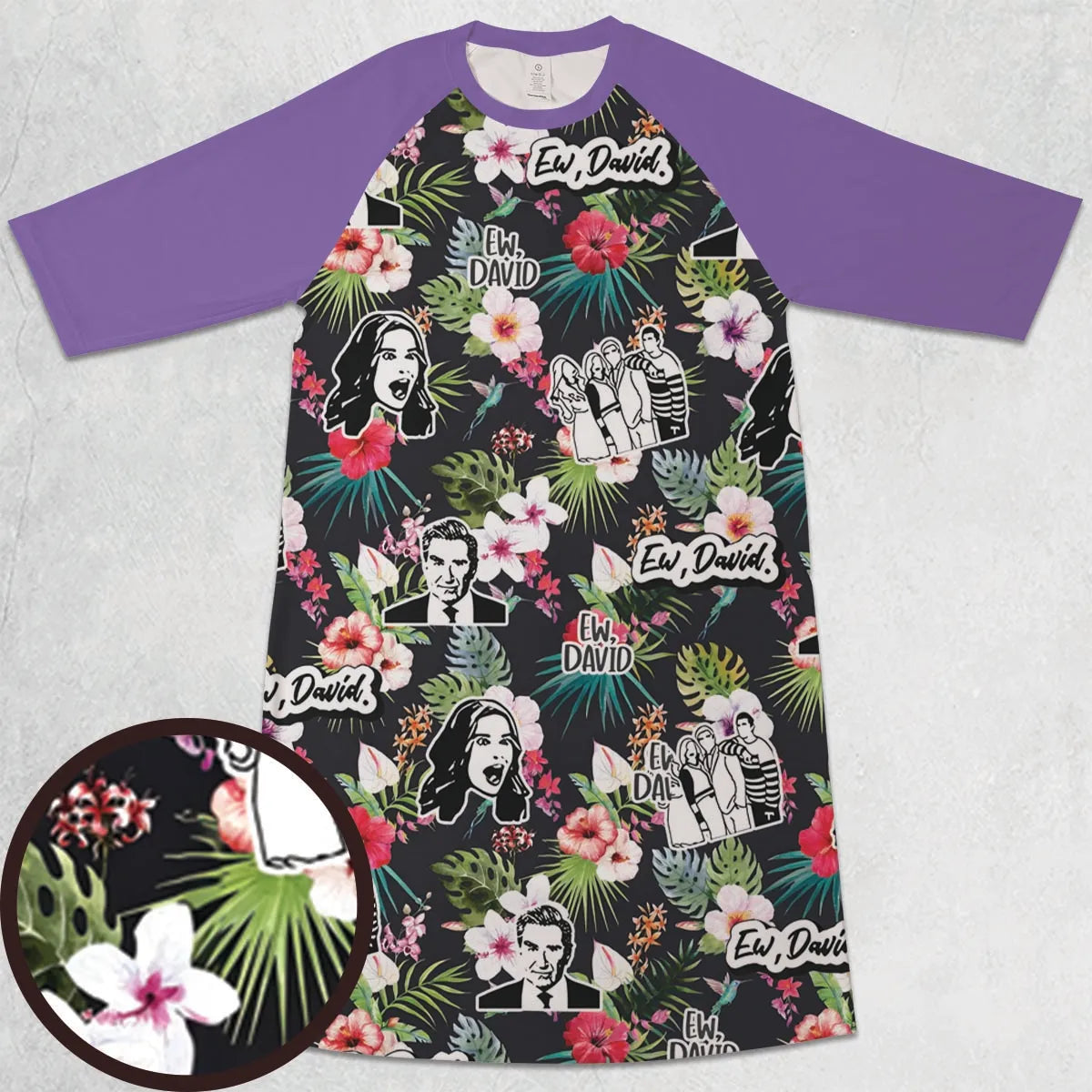 3/4 Sleeve Raglan Dress - 7JHMTR7W