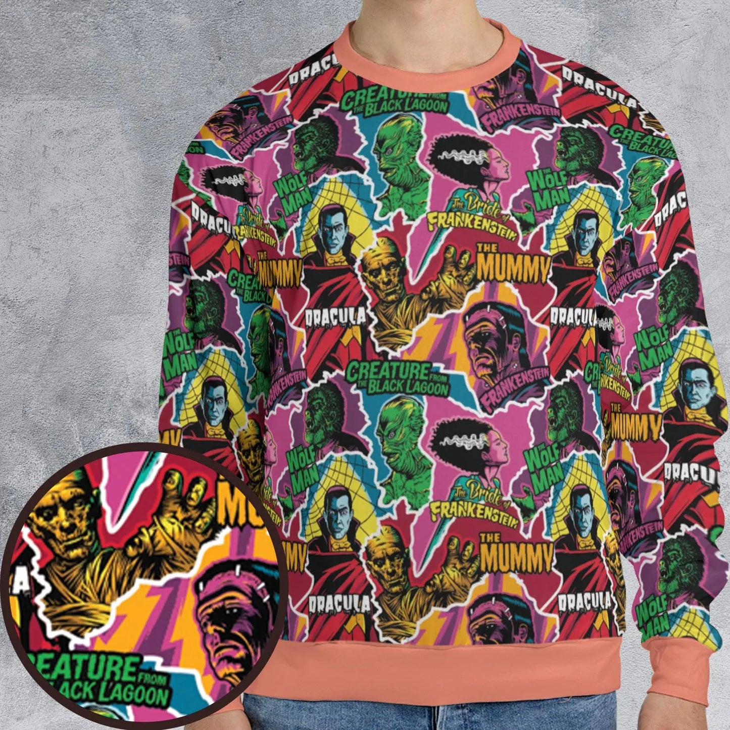 All-over Print Sweatshirt - NLB1MB7K