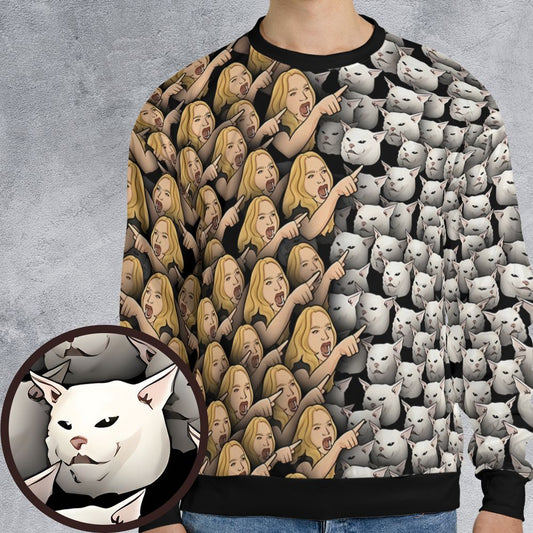 Womans Yelling at Cats -  - 1