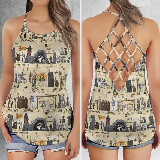 Criss Cross Tank Top - QHUSHCLM