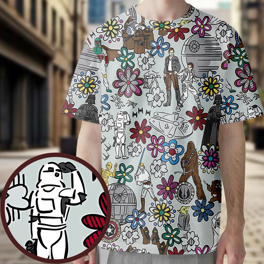 All-Over Print Unisex T-Shirt - PDH3UWP6 -  - 1