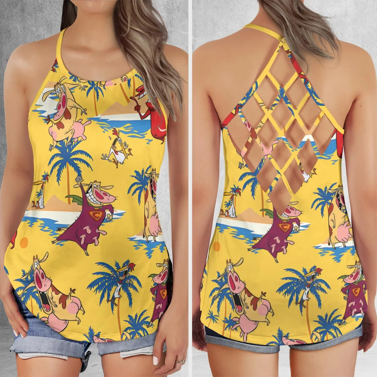 Criss Cross Tank Top - T1DLVHEX