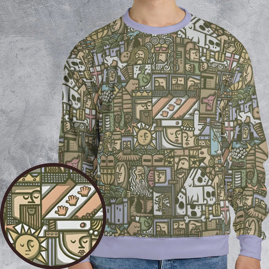 All-over Print Sweatshirt - 64YV1JHJ