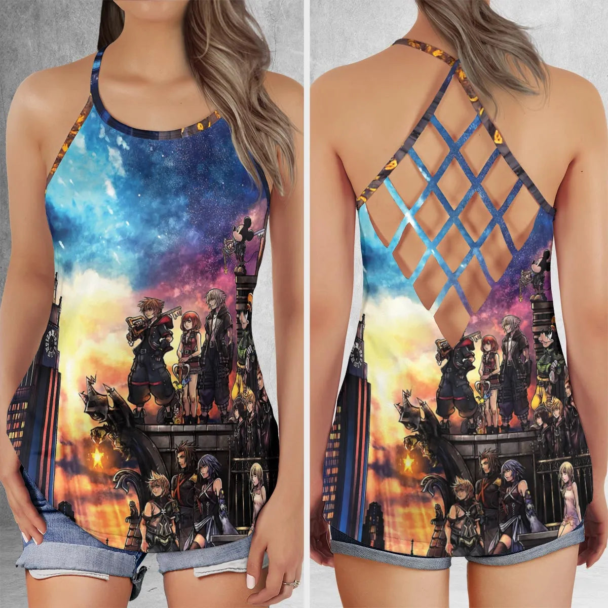 Criss Cross Tank Top - E12PV31M