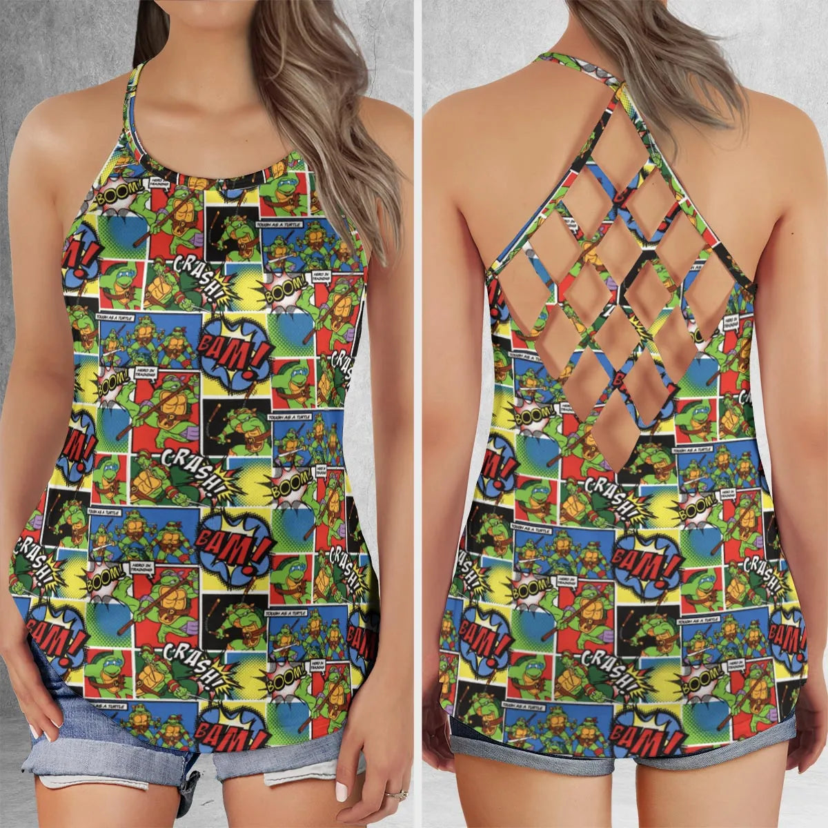 Criss Cross Tank Top - ENHYP5J4