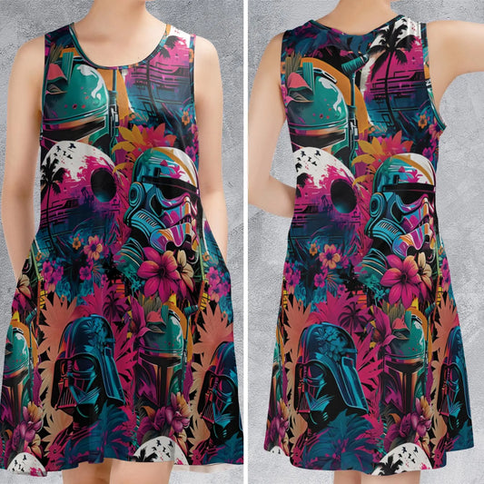 Sleeveless Dress - H3H46DKG
