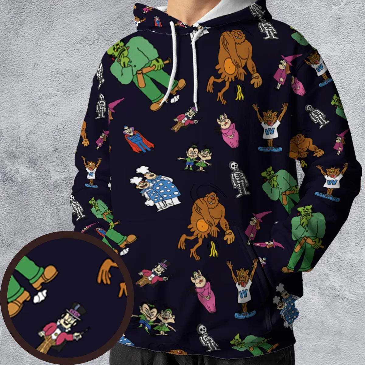 All-over Print Hoodie - GFEJ9F55