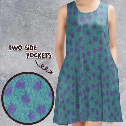 Sleeveless Dress - QHM7F7LX -  - 1