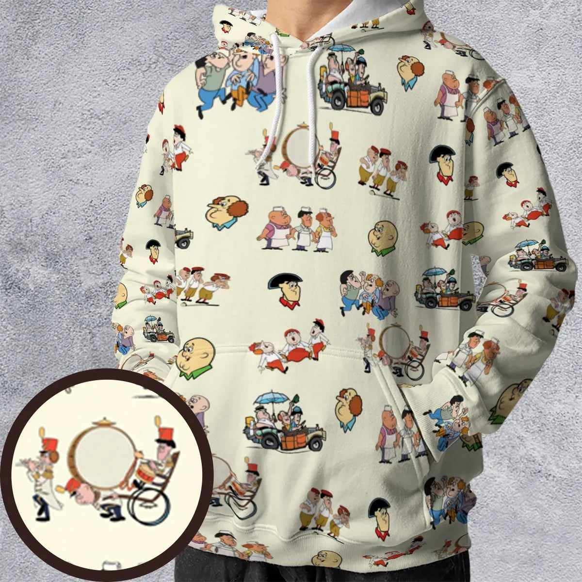 All-over Print Hoodie - 3LURJH7C