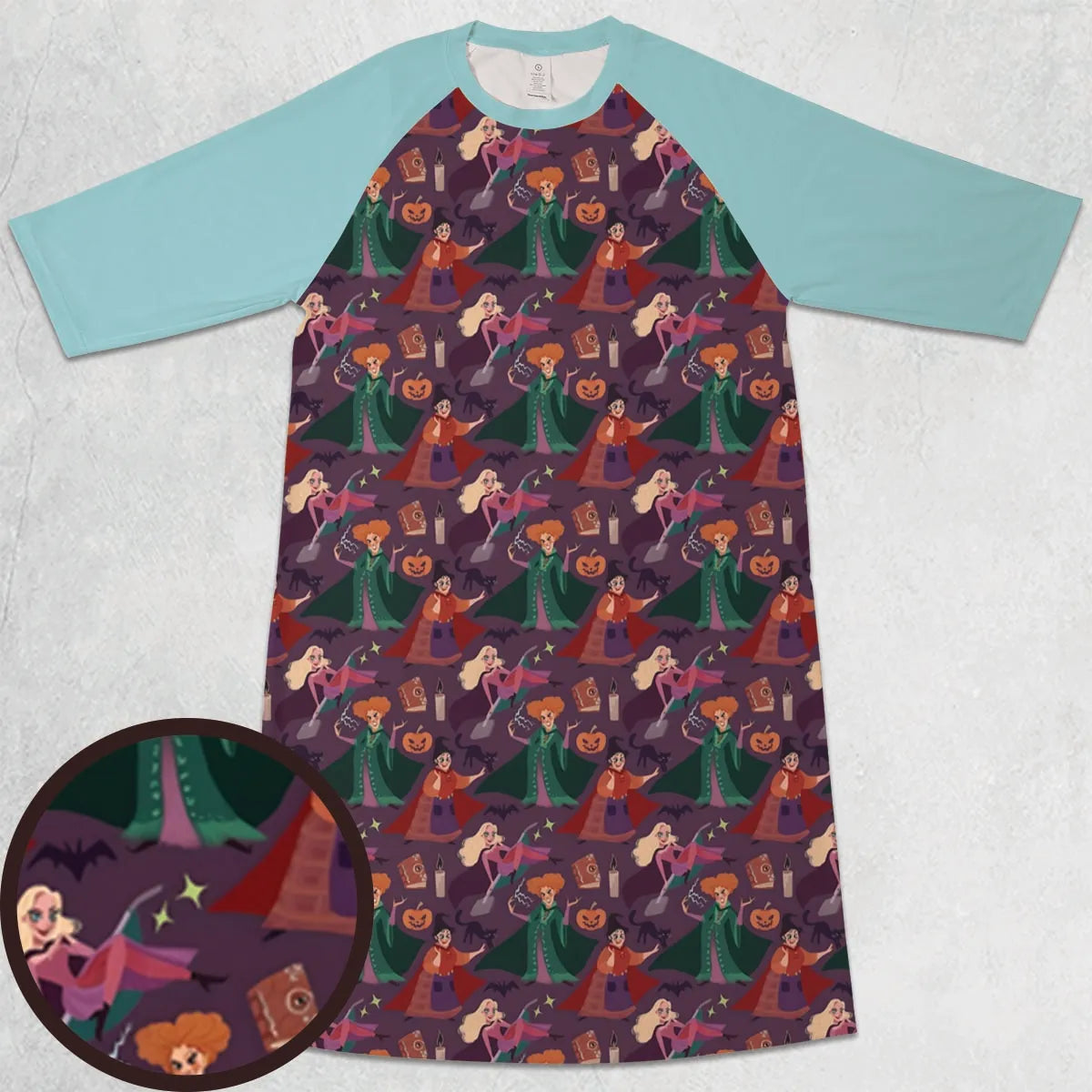 3/4 Sleeve Raglan Dress - ABLHASW7